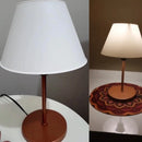 Abajur Luminária de Mesa Cúpula Injetada  Escritório Quarto Recepção Decoração Sala Moderno