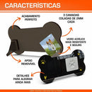 Porta Retrato Cachorro Pet Osso Massa Modelar