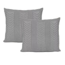 Kit 2 Capas De Almofadas Tricot Decorativa Sofá Cama Links