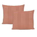 Kit 2 Capas De Almofadas Tricot Decorativa Sofá Cama Links
