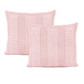 Kit 2 Capas De Almofadas Tricot Decorativa Sofá Cama Links