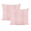 Kit 2 Capas De Almofadas Tricot Decorativa Sofá Cama Links