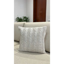 Capa De Almofada Tricot 45x45 Decorativa Sofa Trico Madrid