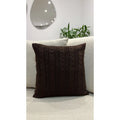 Capa De Almofada Tricot 45x45 Decorativa Sofa Trico Madrid