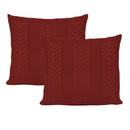 Kit 2 Capas De Almofadas Tricot Decorativa Sofá Cama Links