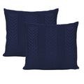 Kit 2 Capas De Almofadas Tricot Decorativa Sofá Cama Links