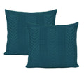 Kit 2 Capas De Almofadas Tricot Decorativa Sofá Cama Links