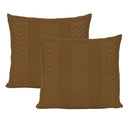 Kit 2 Capas De Almofadas Tricot Decorativa Sofá Cama Links