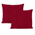 Kit 2 Capas De Almofadas Tricot Decorativa Sofá Cama Links