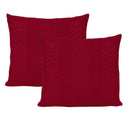 Kit 2 Capas De Almofadas Tricot Decorativa Sofá Cama Links