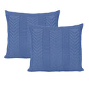 Kit 2 Capas De Almofadas Tricot Decorativa Sofá Cama Links
