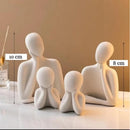 kit família decoração 4 intens,moderna em gesso