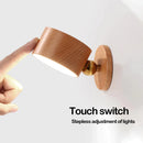 Lâmpada De Cabeceira Recarregável Magnetica 360 Para Parede Do Quarto Corredor E Varanda USB LED