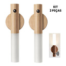 Lâmpada De Cabeceira Recarregável Magnetica 360 Para Parede Do Quarto Corredor E Varanda USB LED