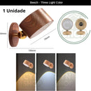 Lâmpada De Cabeceira Recarregável Magnetica 360 Para Parede Do Quarto Corredor E Varanda USB LED