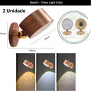 Lâmpada De Cabeceira Recarregável Magnetica 360 Para Parede Do Quarto Corredor E Varanda USB LED