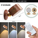 Lâmpada De Cabeceira Recarregável Magnetica 360 Para Parede Do Quarto Corredor E Varanda USB LED