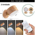 Lâmpada De Parede Sem fio Com Imã Luz de Leitura LED Moderna Luminaria de Dimmer Alimentada por USB