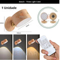 Lâmpada De Parede Sem fio Com Imã Luz de Leitura LED Moderna Luminaria de Dimmer Alimentada por USB