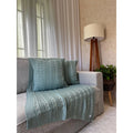 Capa De Almofada Tricot 45x45 Decorativa Sofa Trico Madrid