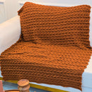 Manta de Tricot Sofá Poltrona 150x100cm Aconchego Decorativa Sala