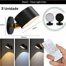 Lâmpada De Cabeceira Recarregável Magnetica 360 Para Parede Do Quarto Corredor E Varanda USB LED