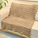 Manta de Tricot Sofá Poltrona 150x100cm Aconchego Decorativa Sala