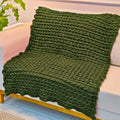 Manta de Tricot Sofá Poltrona 150x100cm Aconchego Decorativa Sala