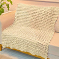 Manta de Tricot Sofá Poltrona 150x100cm Aconchego Decorativa Sala