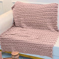Manta de Tricot Sofá Poltrona 150x100cm Aconchego Decorativa Sala