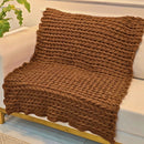 Manta de Tricot Sofá Poltrona 150x100cm Aconchego Decorativa Sala