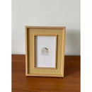 Kit 2 Porta Retrato MDF Com Treliça de palha indiana 10x15