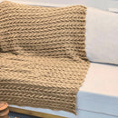 Manta de Tricot Sofá Poltrona 150x100cm Aconchego Decorativa Sala