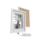 Porta Retrato Parede 15x21 Paspatur Moldura 24x31 Vidro Quadros Decorativos Quarto Decoração Escolha Cor Quantidade