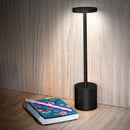 Luminária de Mesa Touch LED Recarregável Sem Fio Candeeiro Dimerizável em Alumínio  Entrega Pronto GA-270