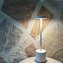 Luminária de Mesa Touch LED Recarregável Sem Fio Candeeiro Dimerizável em Alumínio  Entrega Pronto GA-270
